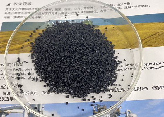 Black Color Organic Super Potassium Humate Flakes Cas 68514-28-3